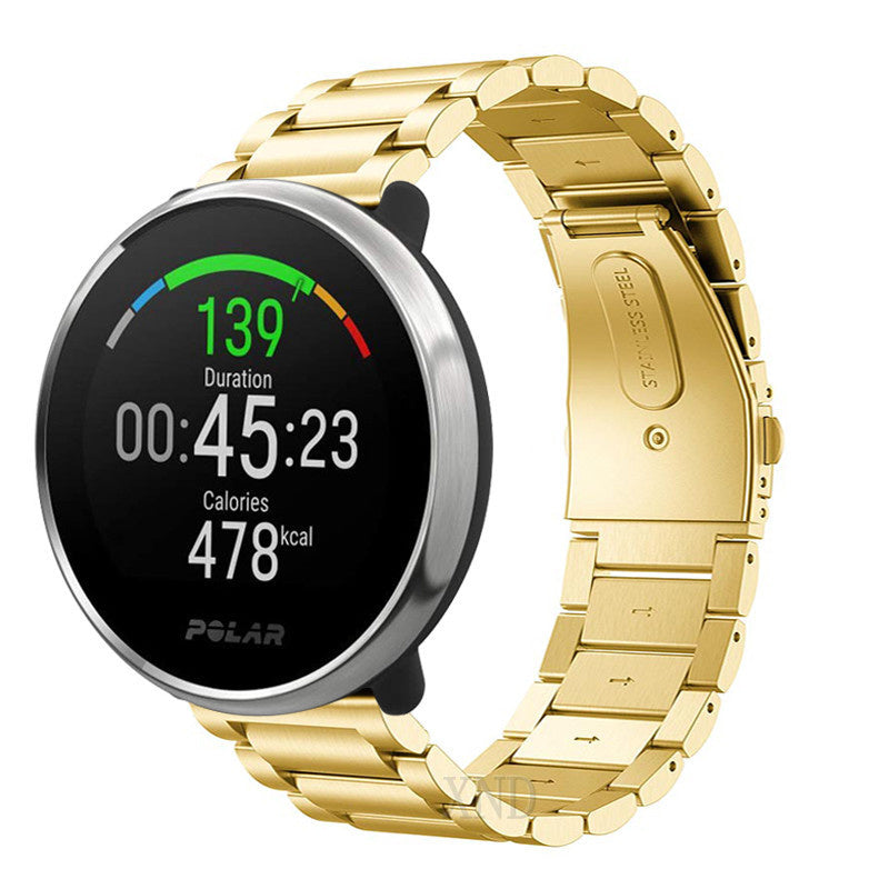 Polar Ignite stalen band (goud)