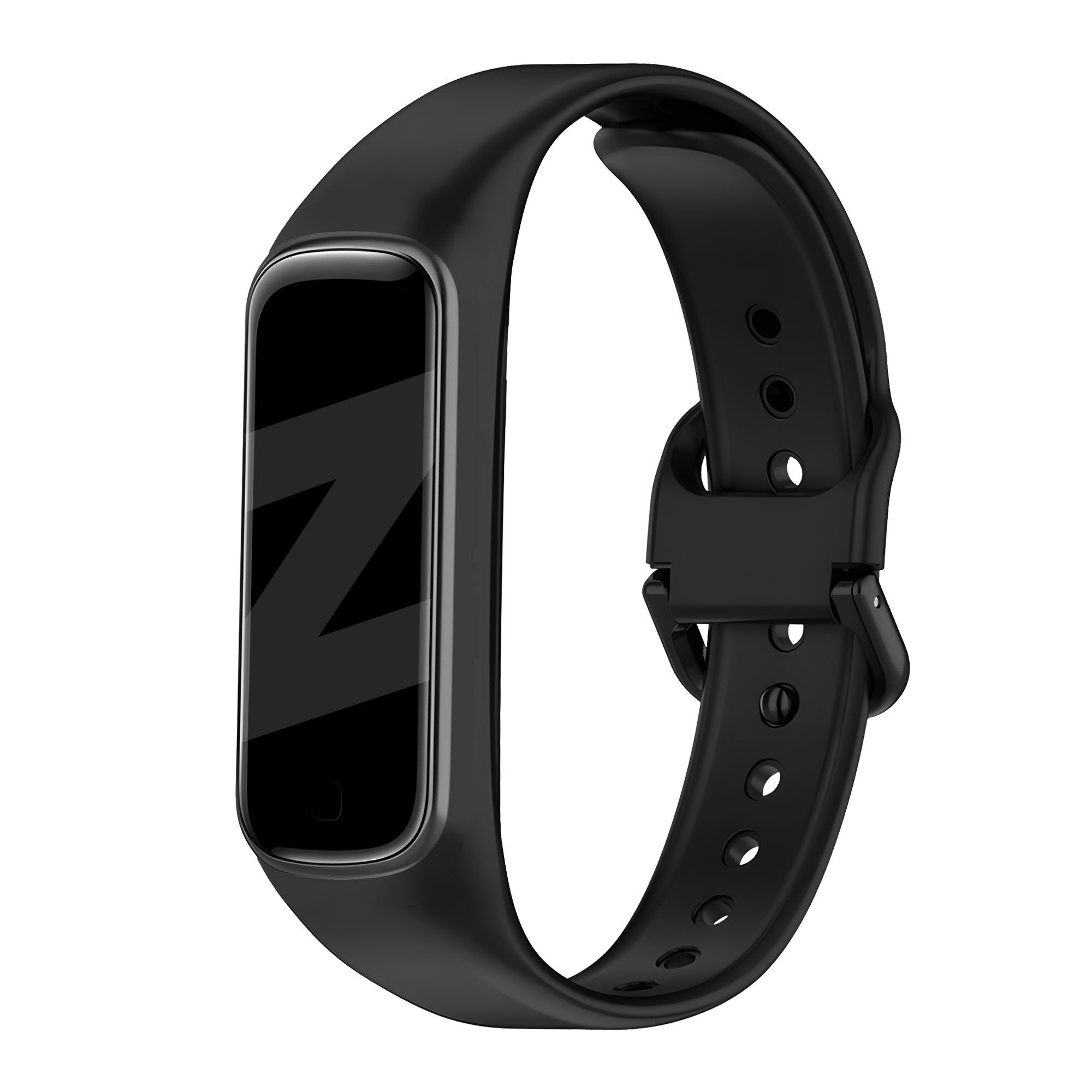 Bandz Samsung Galaxy Fit 2 siliconen band met gesp (zwart)