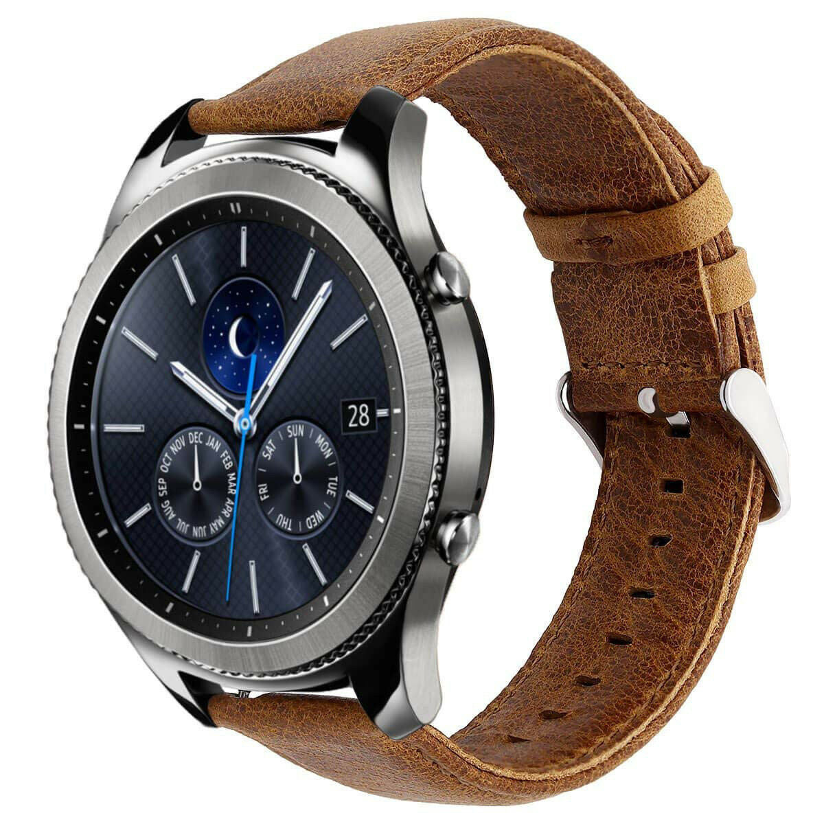 Samsung Gear S3 Classic & Frontier leren bandje (bruin)