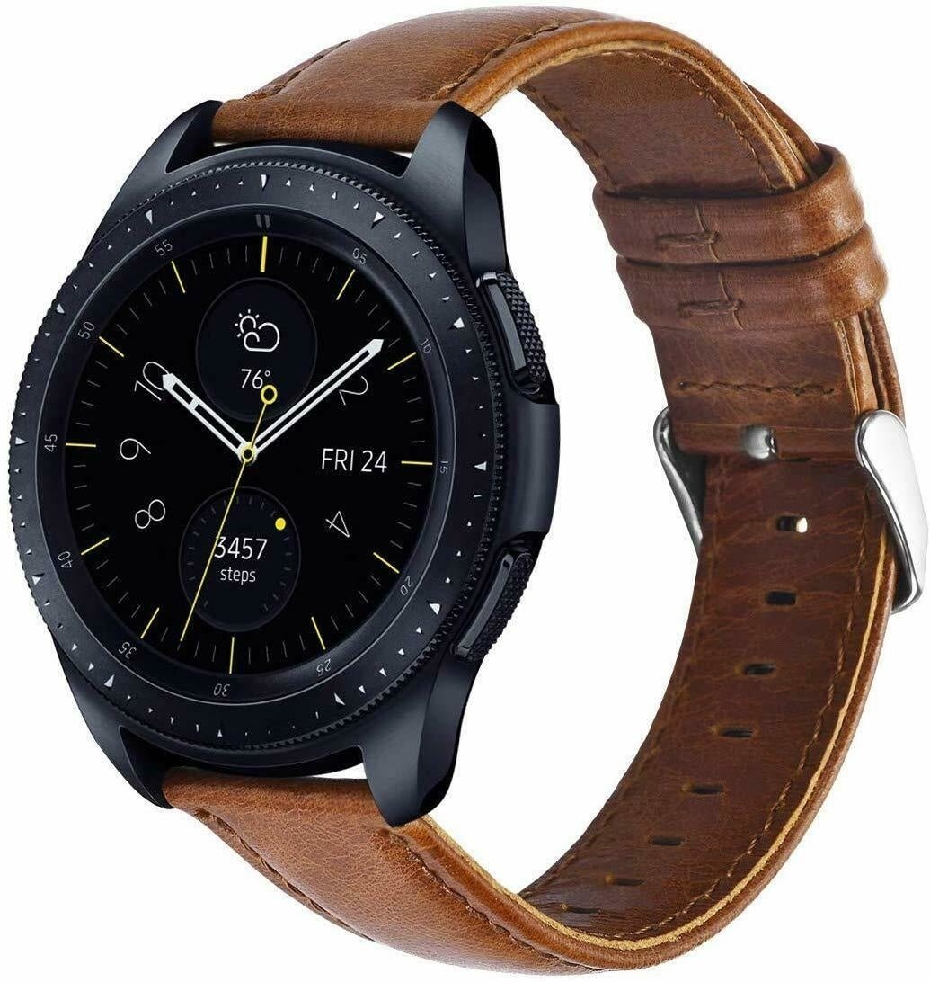 Samsung Galaxy Watch leren band 41mm / 42mm (bruin)
