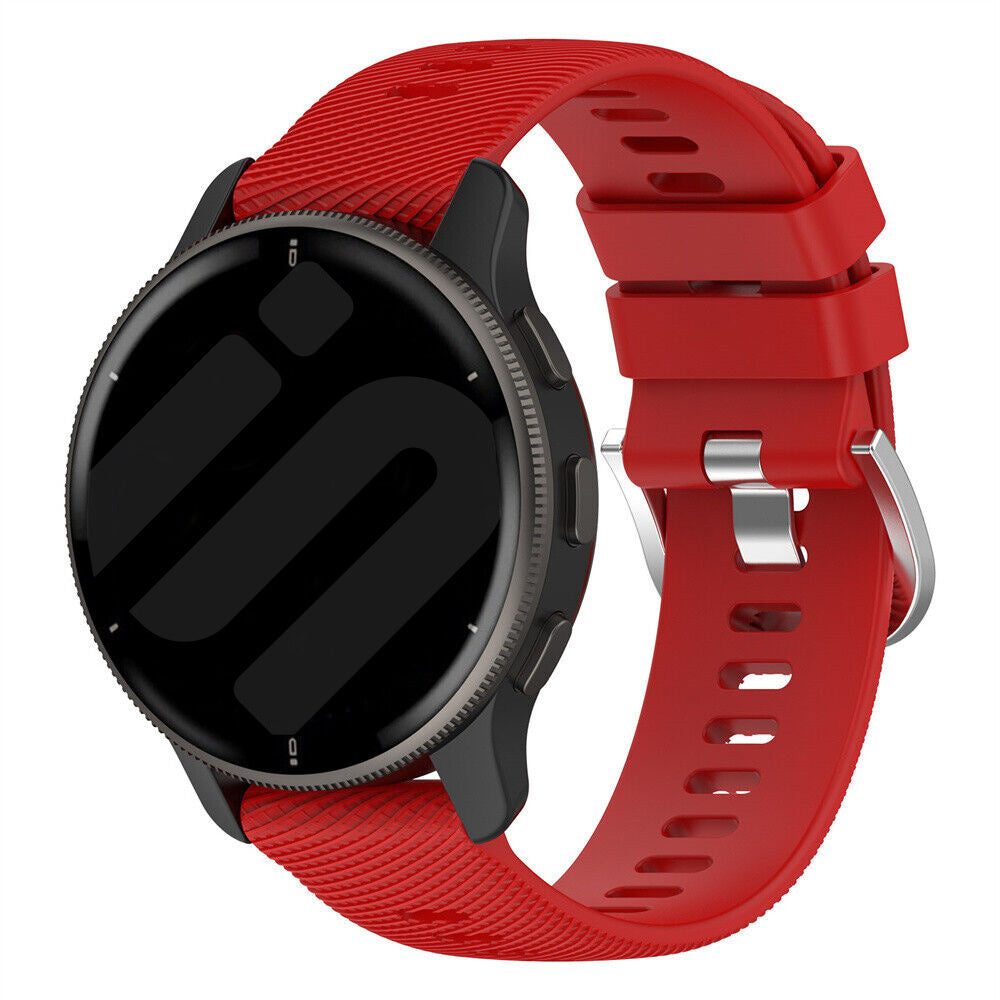 Garmin Venu 4 - 45mm siliconen bandje (rood)