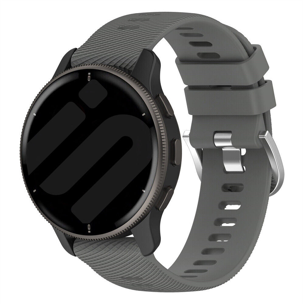 Garmin Venu 4 - 45mm siliconen bandje (donkergrijs)