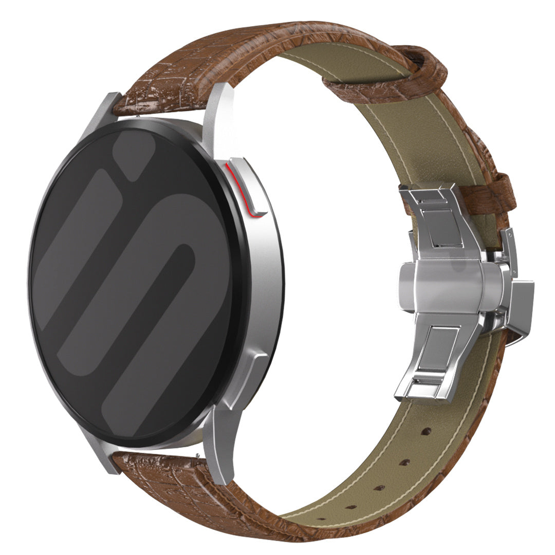 Withings ScanWatch Nova luxe leren bandje (bruin)