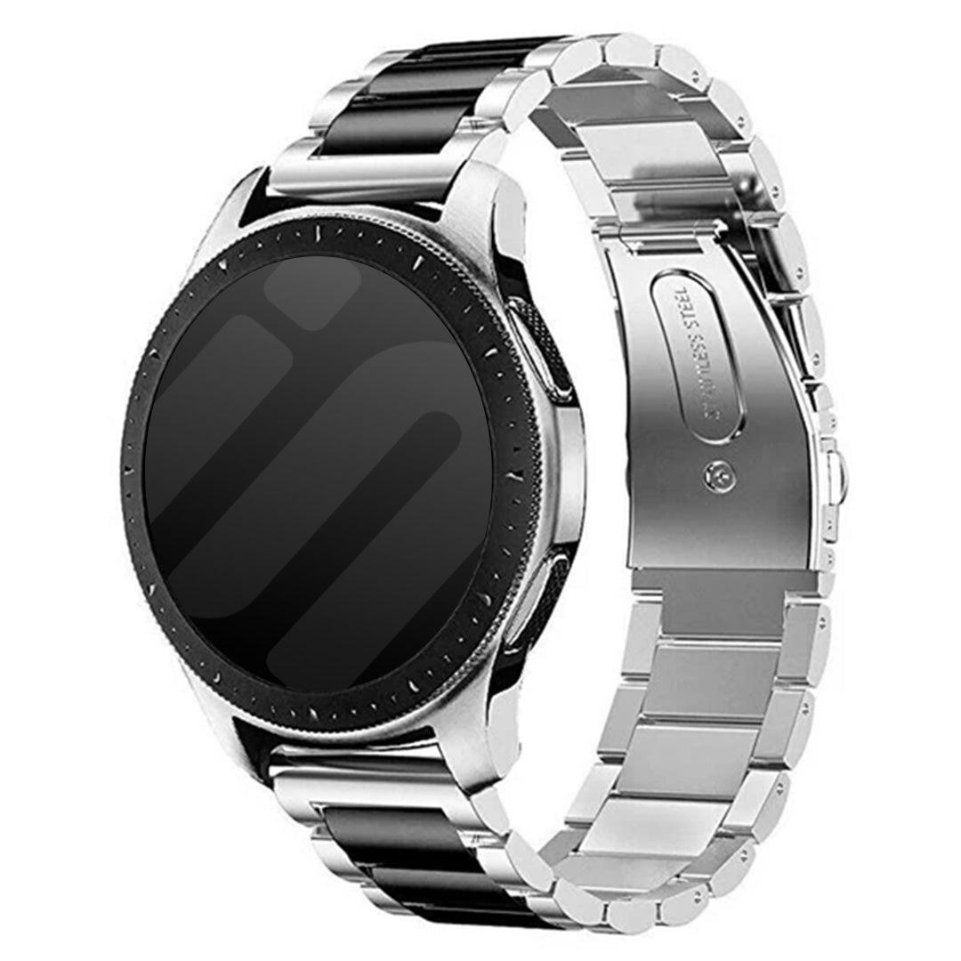 Garmin Venu 2 Plus stalen band (zilver/zwart)