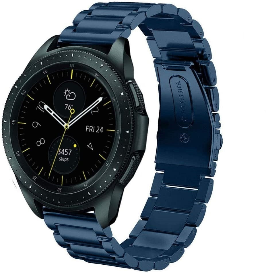 Samsung Galaxy Watch stalen band 41mm / 42mm (blauw)
