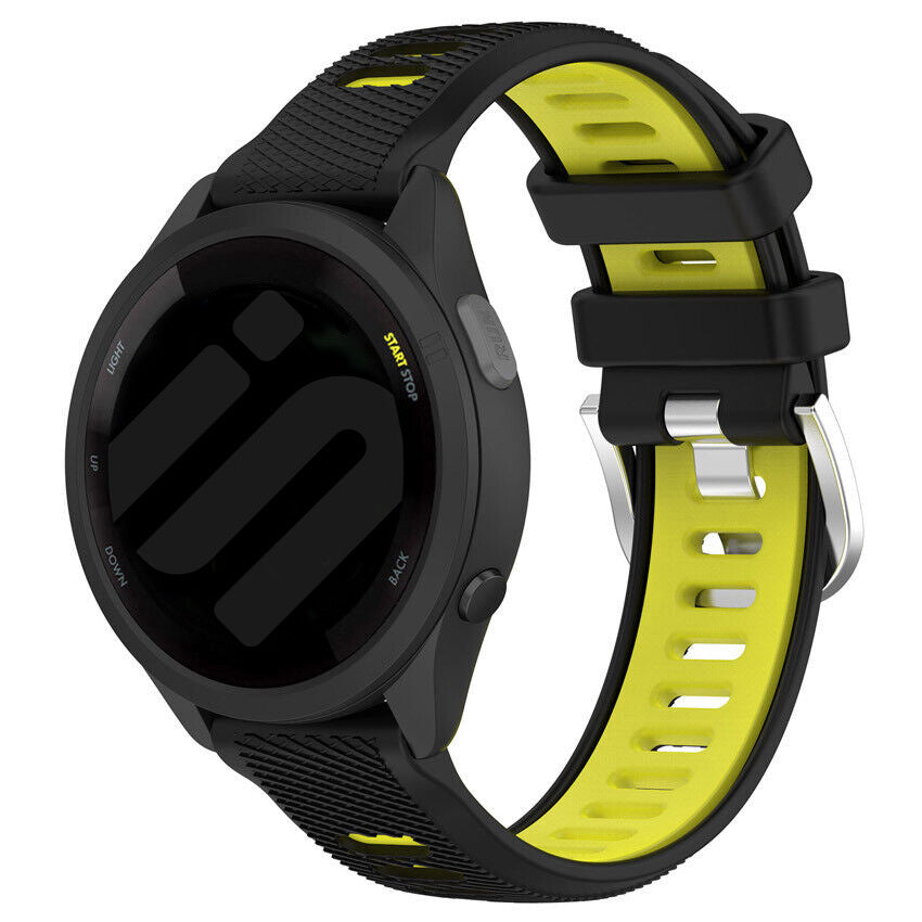 Garmin Vivomove Trend sport gesp bandje (zwart/geel)