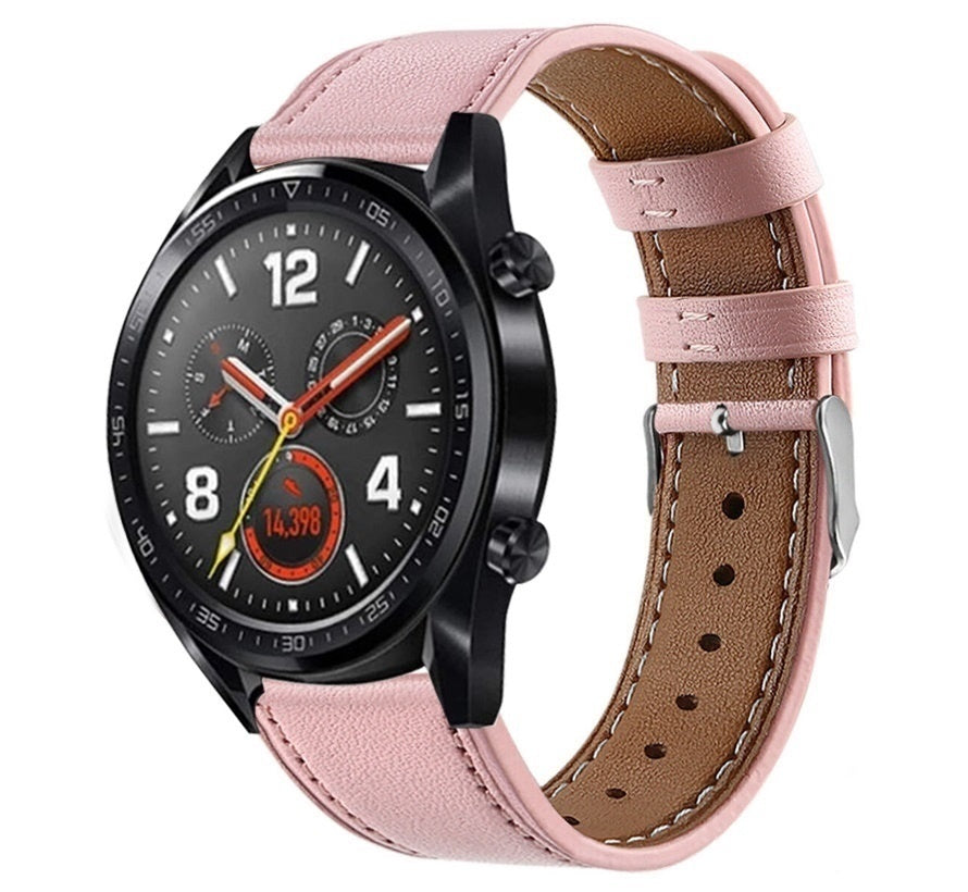 Huawei Watch GT 2 bandje leer (roze)