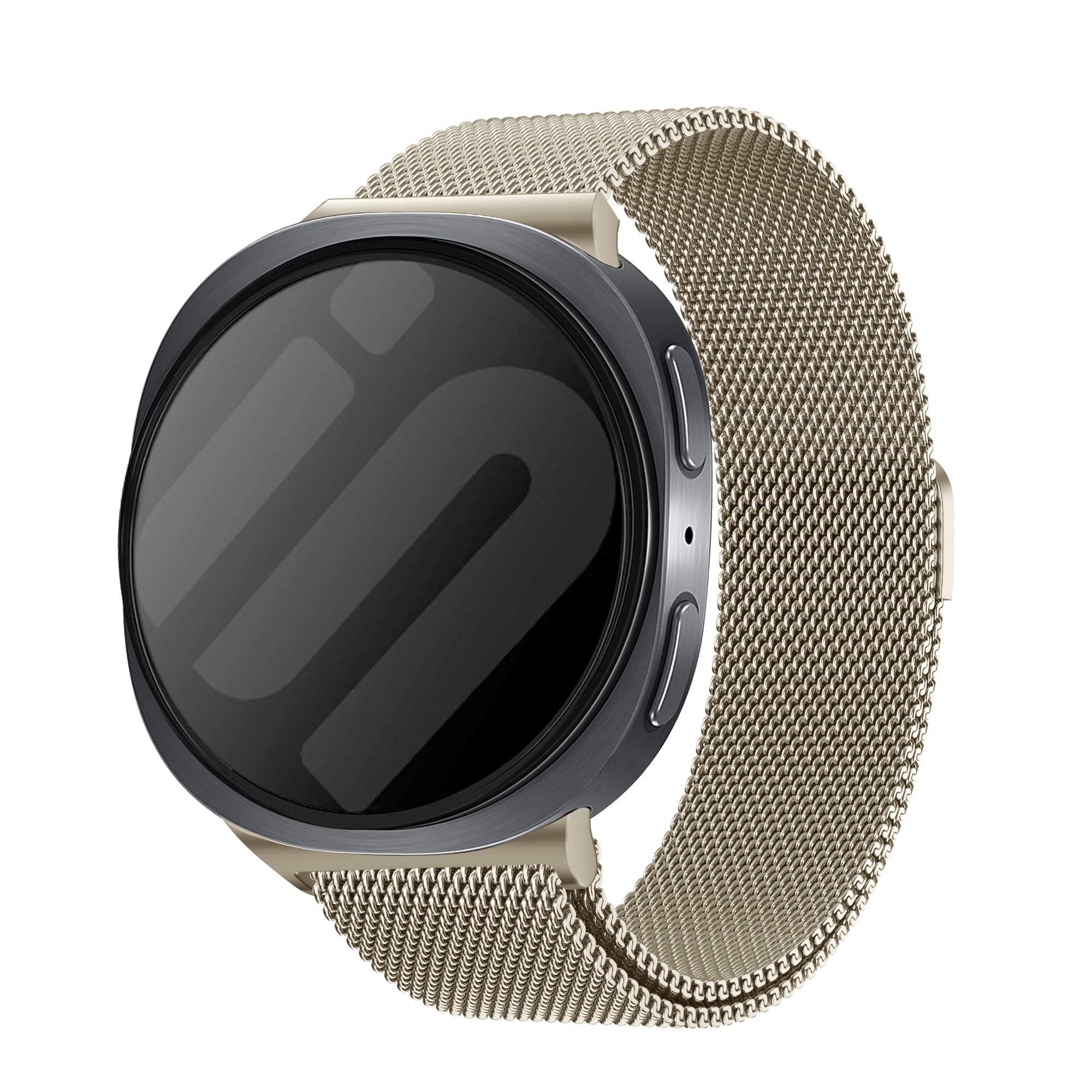 Samsung Galaxy Watch 8 - 44mm Milanese band (retro goud)