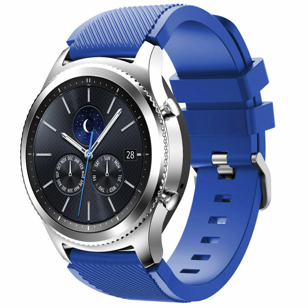 Samsung Gear S3 bandje siliconen (blauw)