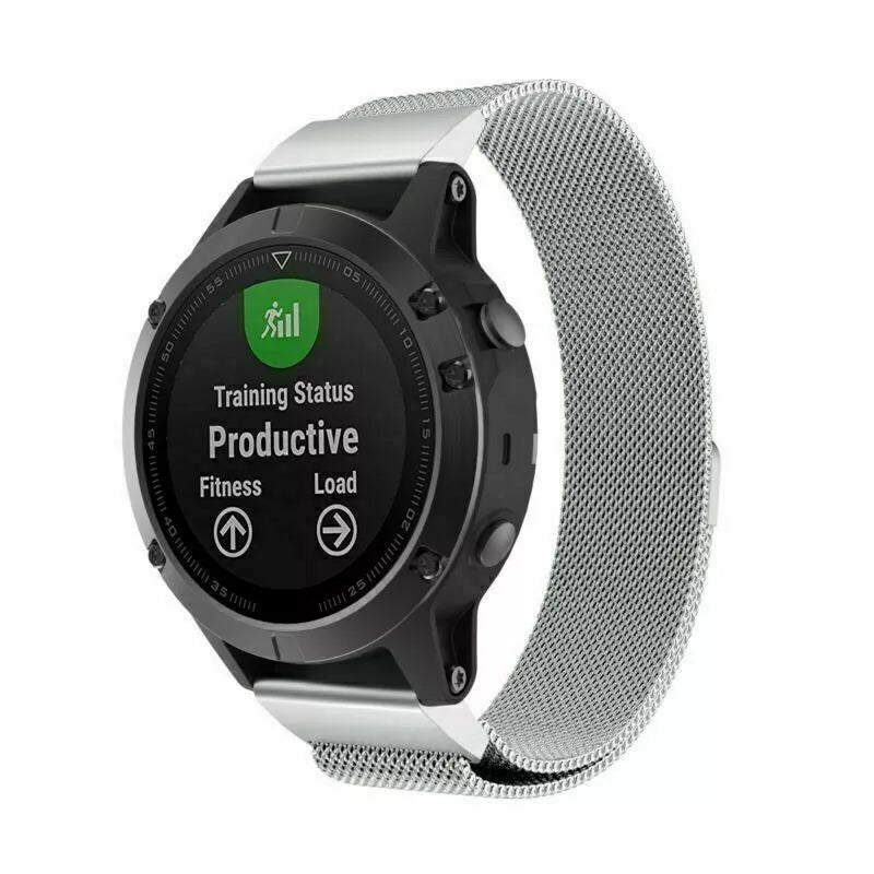 Garmin Descent G1 Milanese band (zilver)