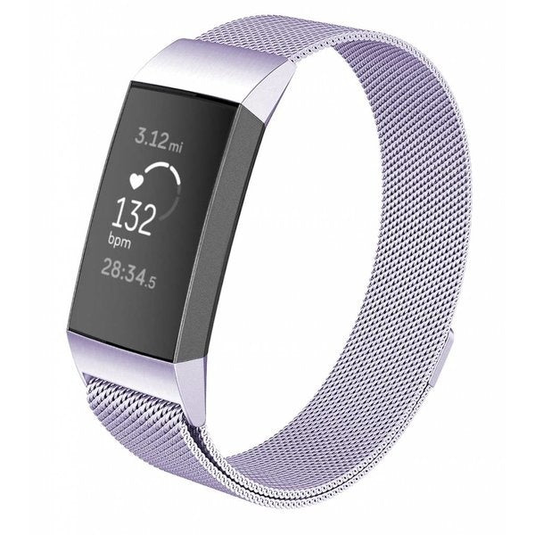 Fitbit Charge 4 Milanese band (lila)