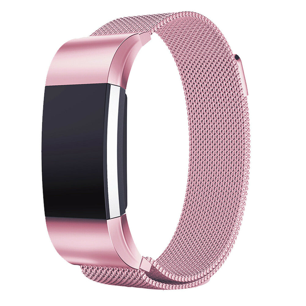 Fitbit Charge 2 Milanese bandje (roze)