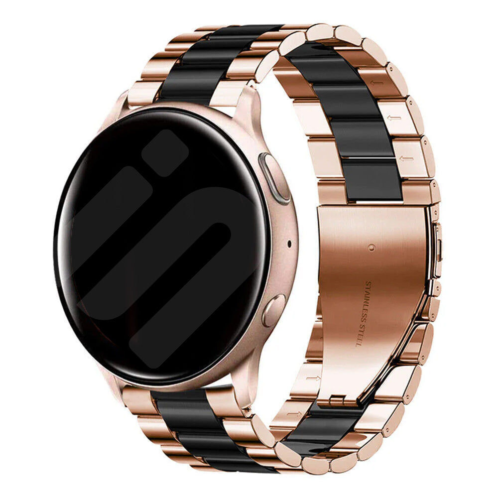 Withings Steel HR Sport stalen band (rosé goud/zwart)