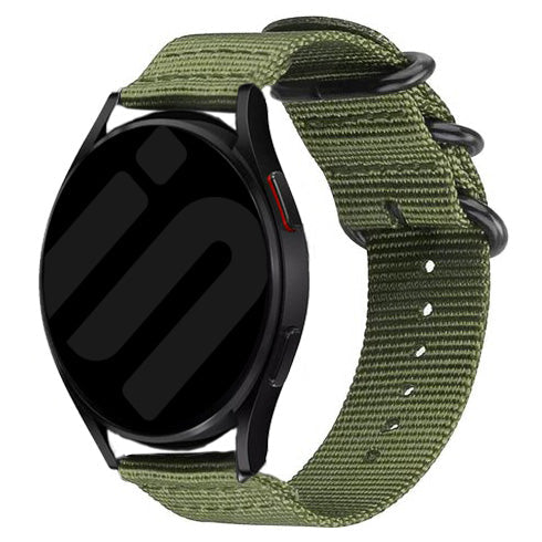 Amazfit Balance 2 nylon gesp bandje (groen)