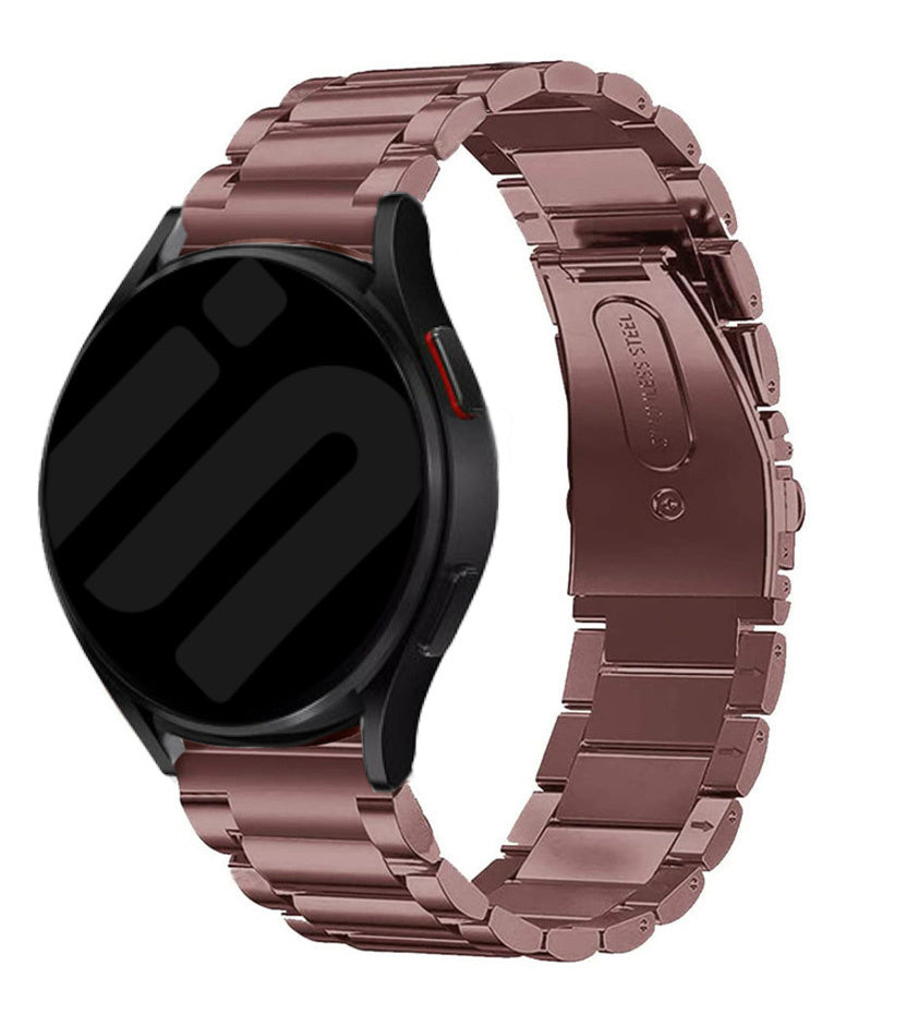 Amazfit Bip U (Pro) stalen band (brons-bruin)