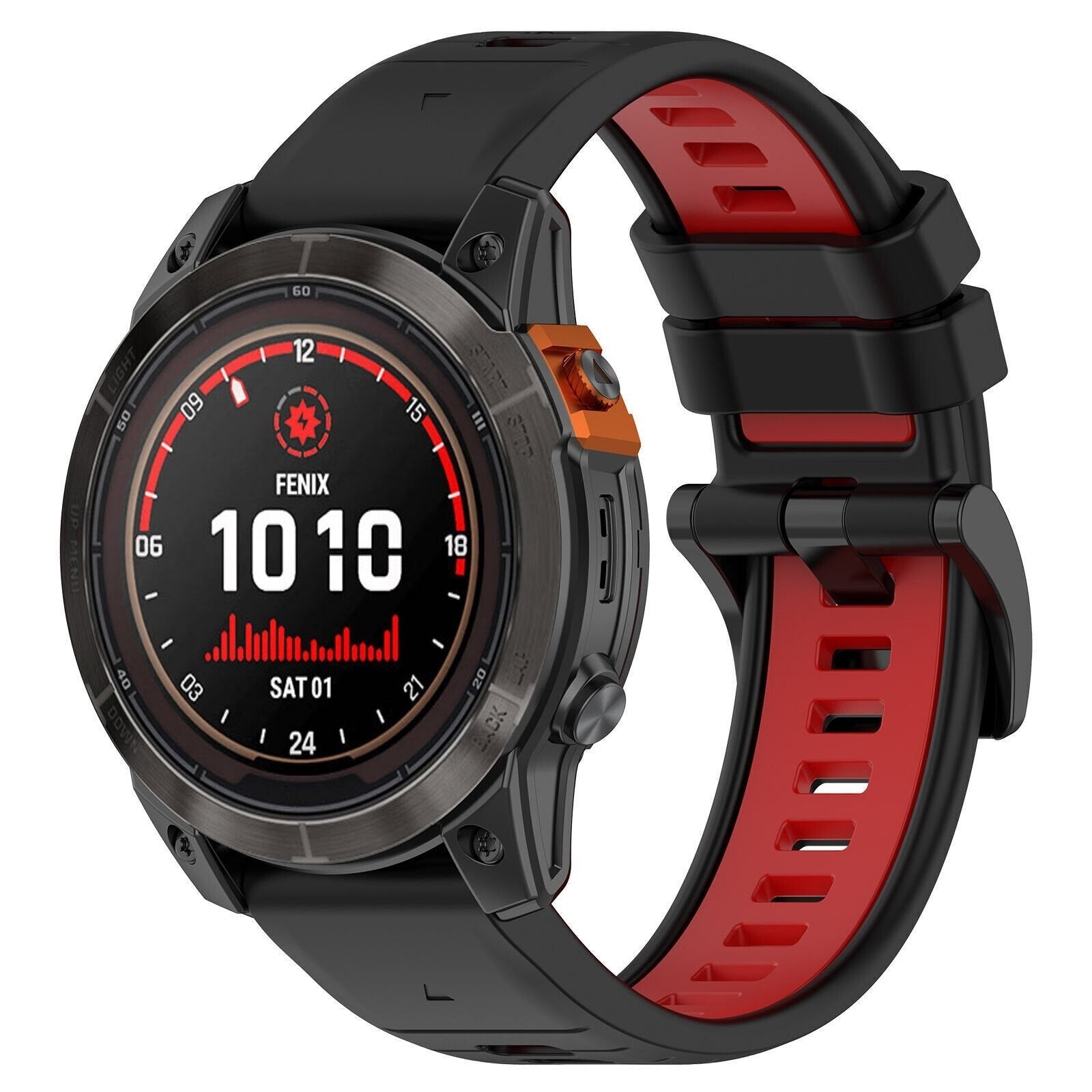 Garmin Descent G1 sport gesp band (zwart/rood)