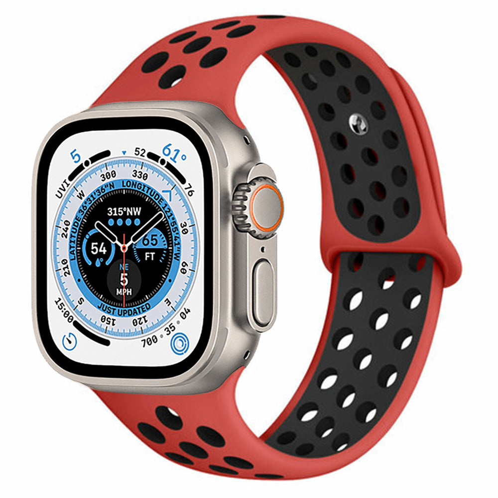 Apple Watch Ultra sport+ band (rood/zwart)
