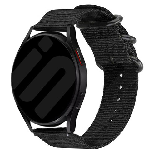 Xiaomi Watch 2 Pro nylon gesp bandje (zwart)