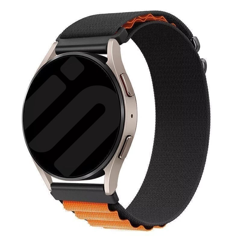 Redmi Watch 5 Lite Alpine nylon band (zwart/oranje)