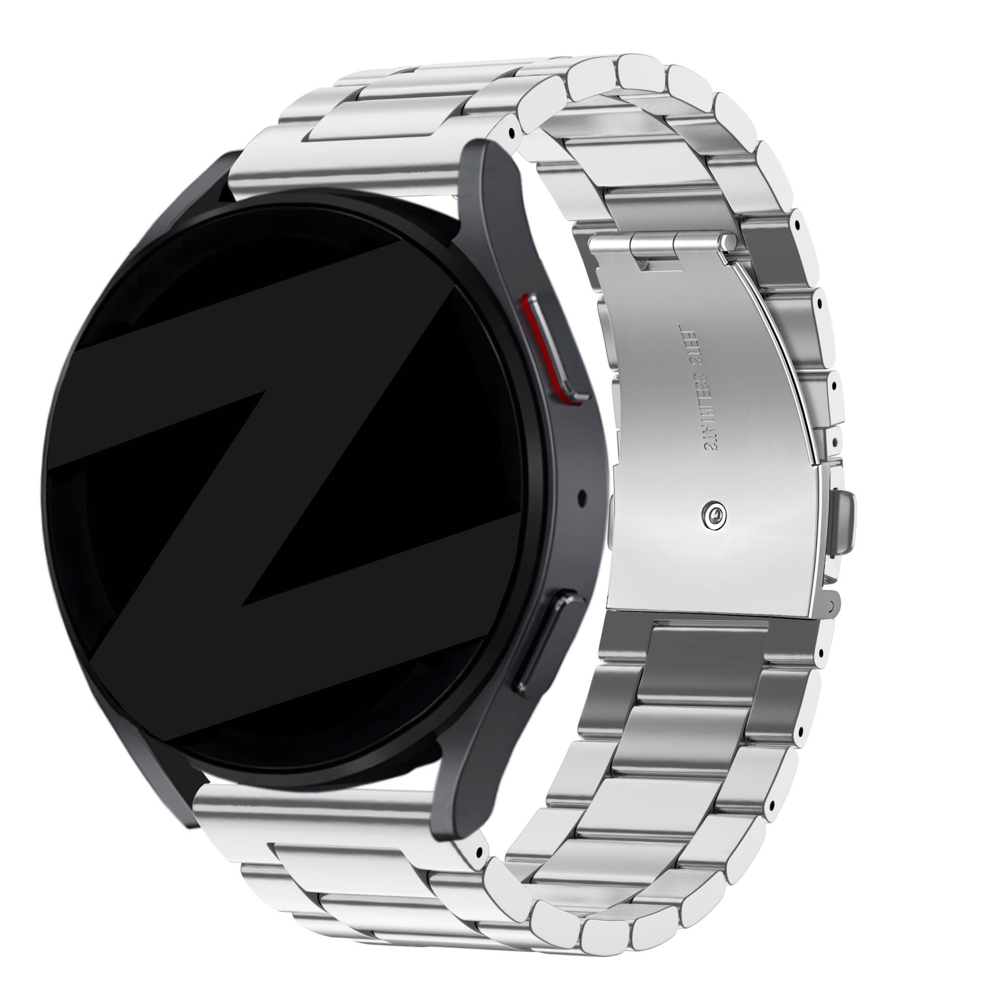 Bandz Garmin Venu SQ 2 stalen band 'Classic' (zilver)