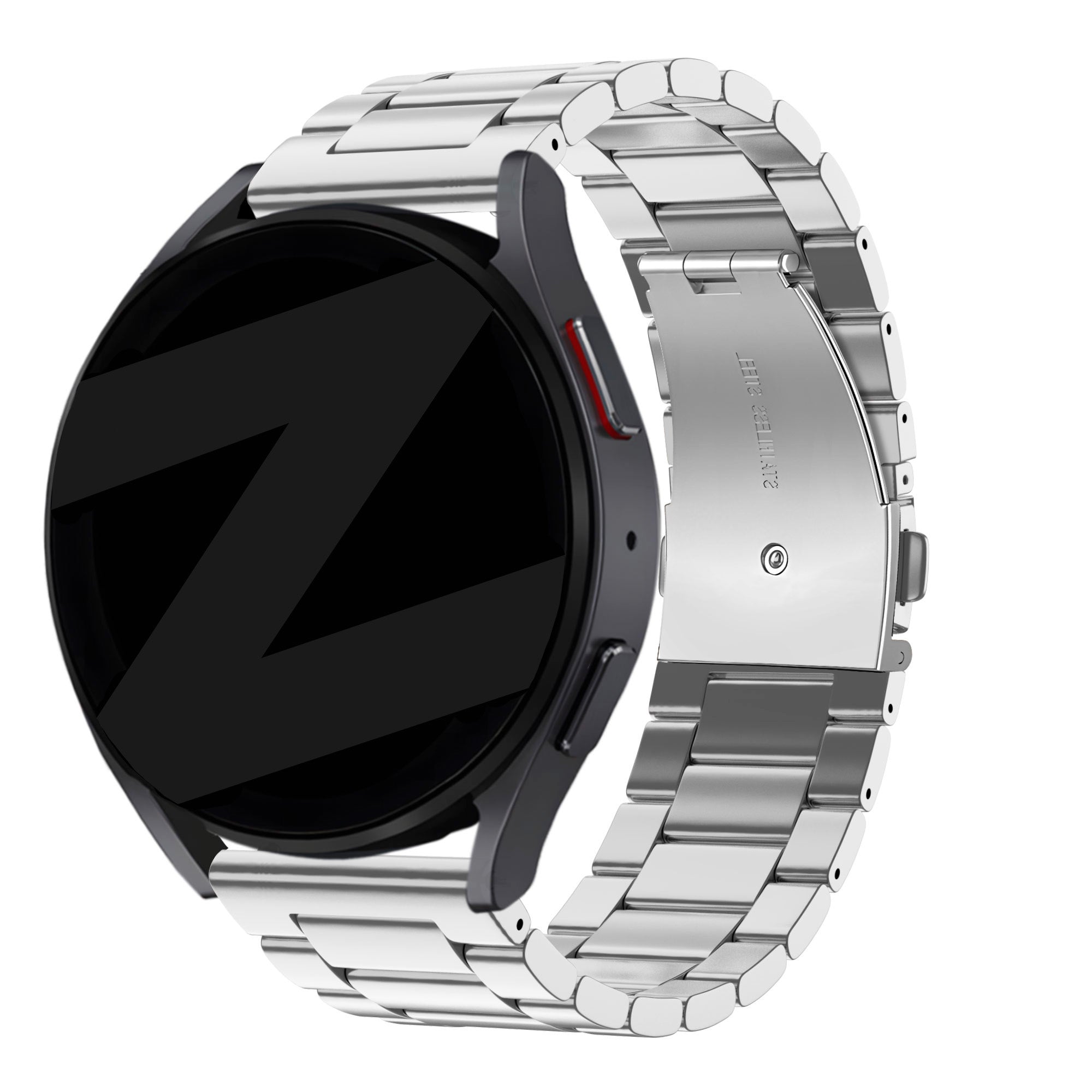 Bandz Garmin Venu 4 - 45mm stalen band 'Classic' (zilver)