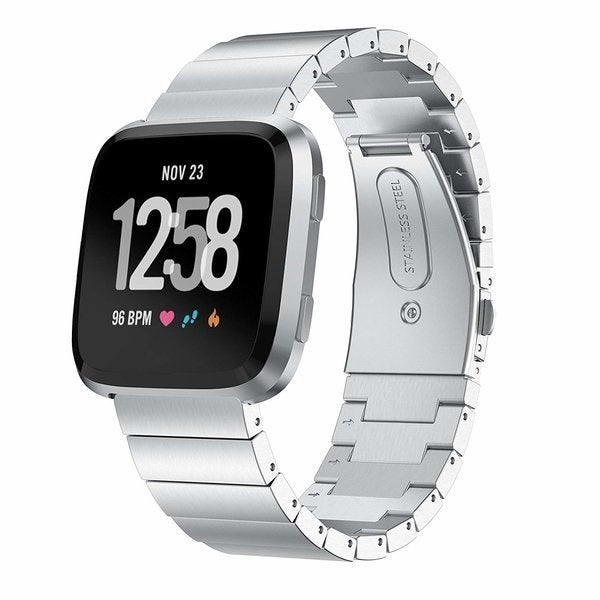 Fitbit Versa 2 luxe metalen bandje (zilver)