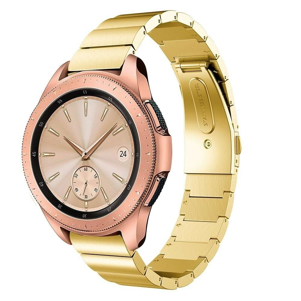 Samsung Galaxy Watch 42mm luxe metalen bandje (goud)