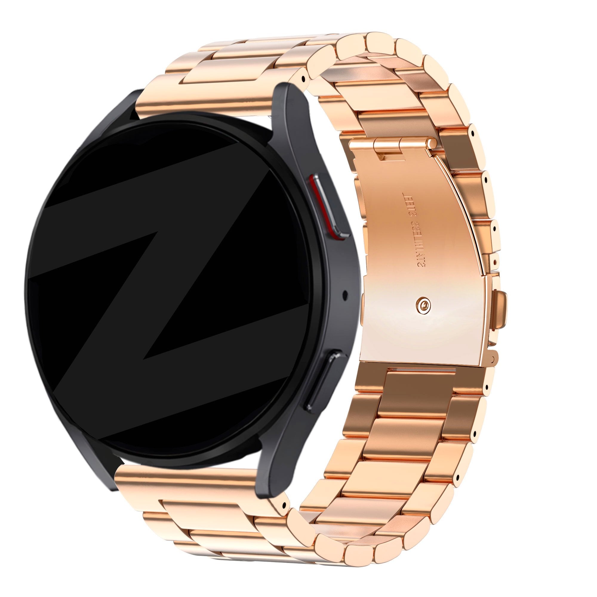 Bandz Garmin Venu 2 Plus stalen band 'Classic' (rosé goud)