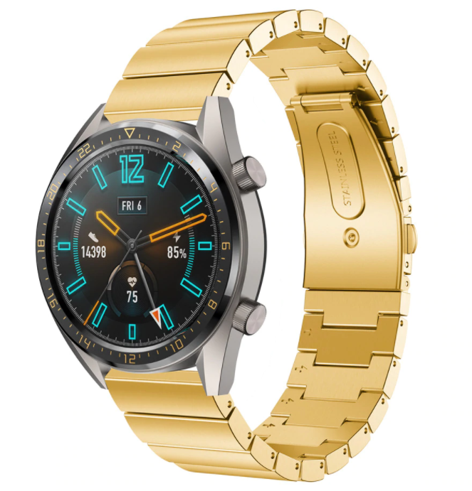 Huawei Watch GT 2 luxe metalen bandje (goud)