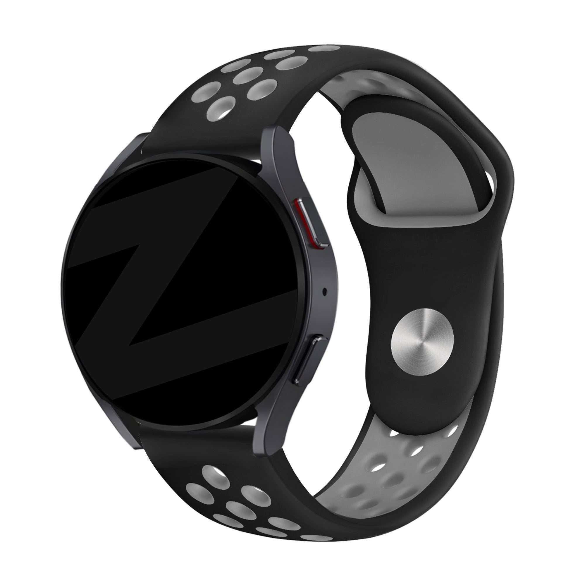 Bandz Redmi Watch 5 Lite sport band 'Deluxe' (zwart/grijs)