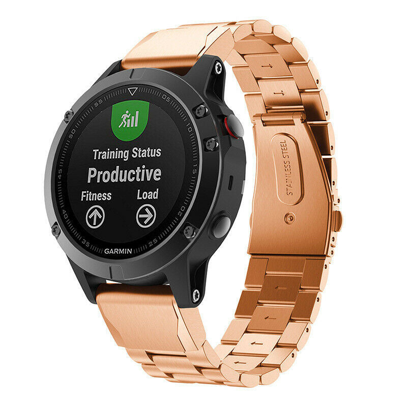 Garmin Approach S62 stalen band (rosé goud)