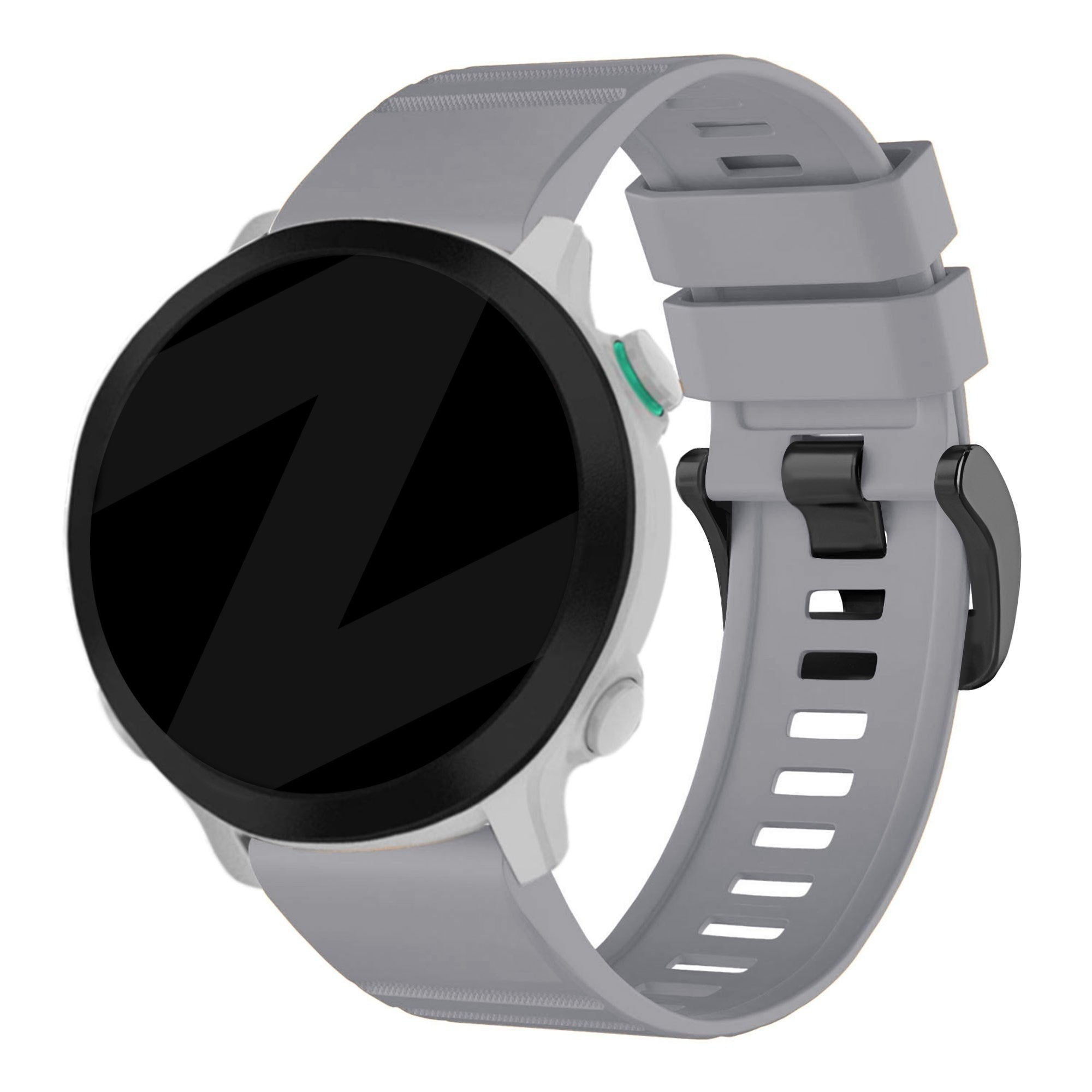 Bandz Garmin Descent G2 siliconen band met gesp (grijs)