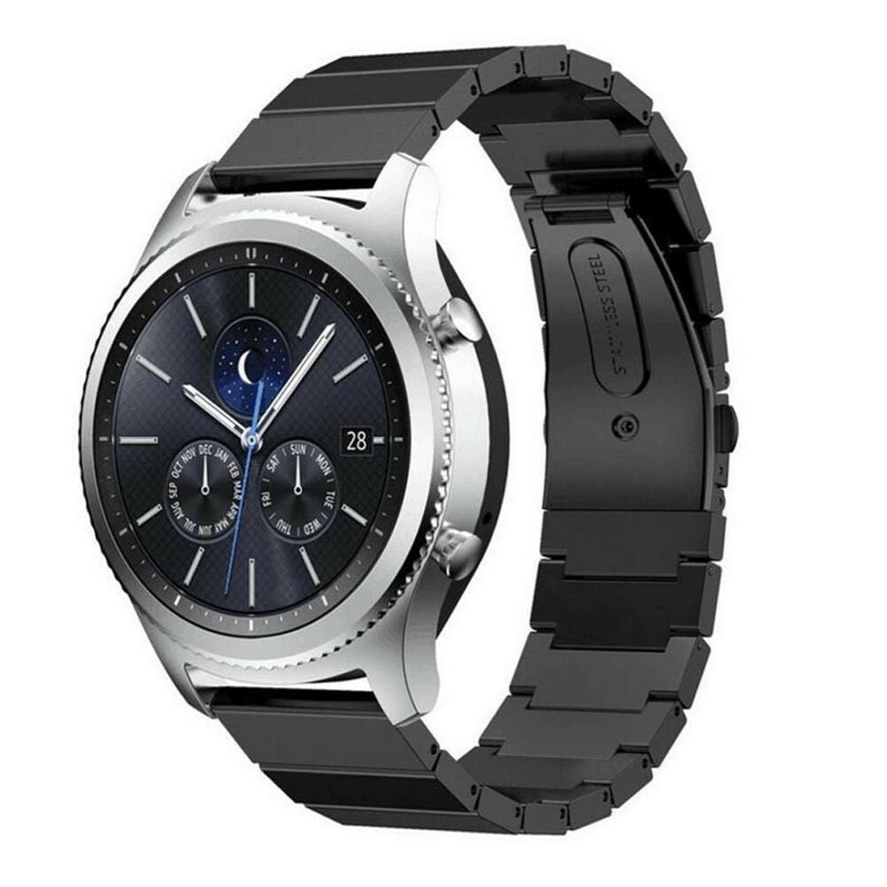 Samsung Gear S3 luxe metalen bandje (zwart)