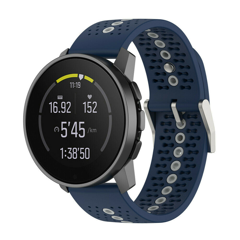 Suunto Race 2 siliconen bandje (blauw/grijs)