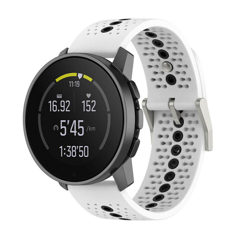 Suunto Vertical 2 siliconen bandje (wit/zwart)