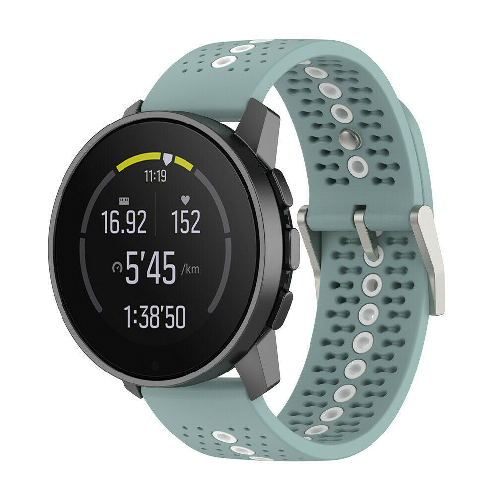Suunto Vertical 2 siliconen bandje (groen-grijs/wit)