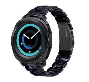 Samsung Gear Sport resin bandje (zwart/wit)