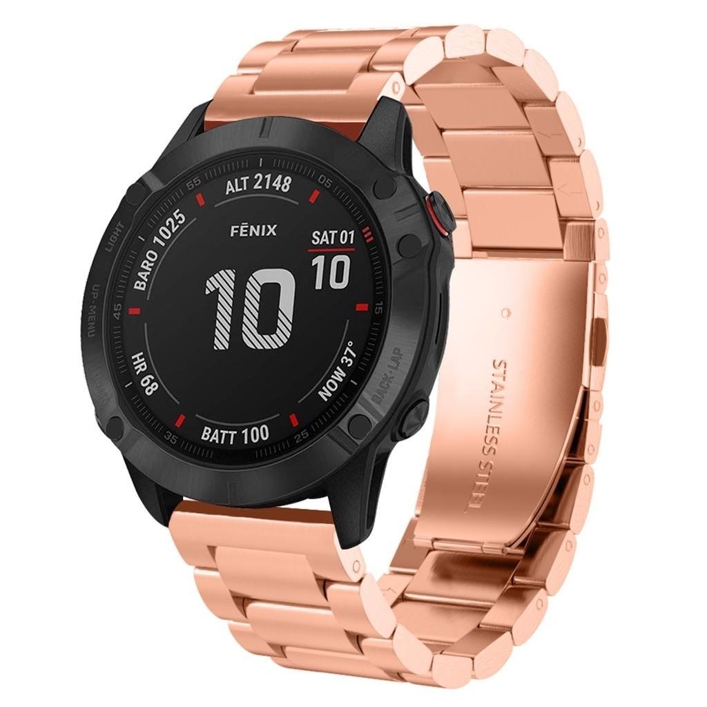 Garmin Descent MK3i - 51mm stalen band (rosé goud)