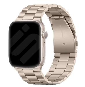Apple Watch stalen band (sterrenlicht)