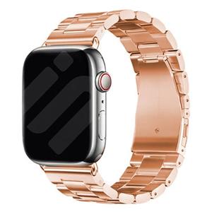 Apple Watch stalen band (ros&eacute; goud)