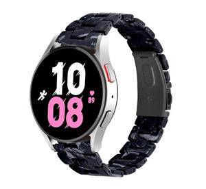 Samsung Galaxy Watch 5 44mm resin bandje (zwart/wit)