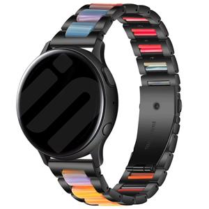 Amazfit GTR Mini stalen resin bandje (zwart/kleurrijk)