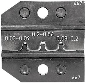 Rennsteig Crimpeinsatz Gerollte und gestanzte Verbinder 0.03 bis 0.56mm² Pass