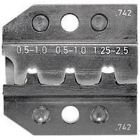 rennsteigwerkzeuge Rennsteig Werkzeuge 624 742 3 0 Krimpinzetstuk Ongeïsoleerde platte connectoren 0.5 tot 2.5 mm² Geschikt voor merk Rennsteig Werkzeuge PEW 12