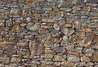Komar Fototapete Stone Wall 368×254 cm 8-727 Braun