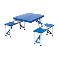 Camp Gear Picknicktafel set Basic blauw staal 1404374