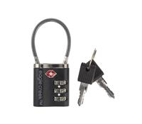 Eagle Creek 3-Dial TSA Lock & Cable (Grau)