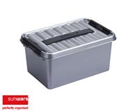 Sunware Q-line Box 6 liter metaal/zwart