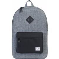 Herschel Heritage Raven Crosshatch/Black Pebbled Leather