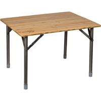BO-CAMP Camping Gartentisch Klapptisch Falttisch Klappbar verstellbar Alu Bambus Größe: 50 x 65 cm